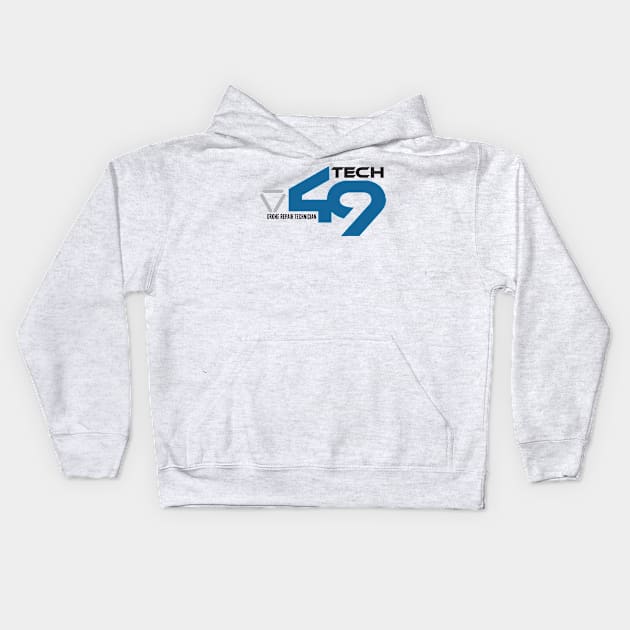 Tech 49 Kids Hoodie by MindsparkCreative